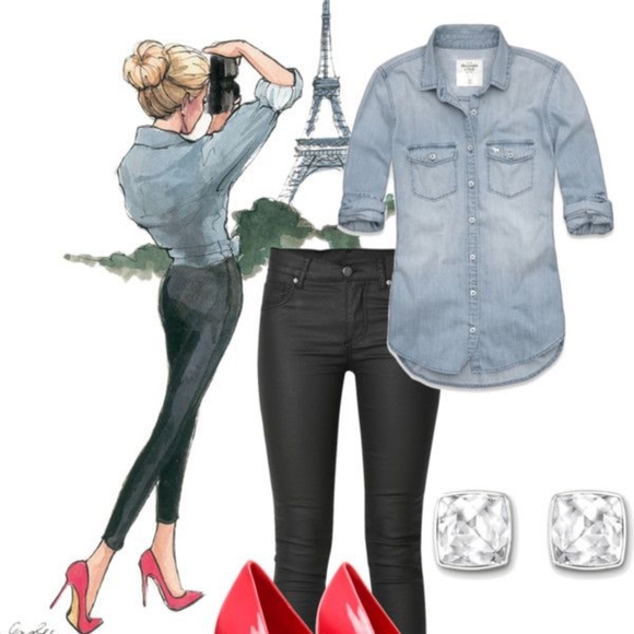 Red Jeans NYC  Denim Shirt - Picture 8 of 8